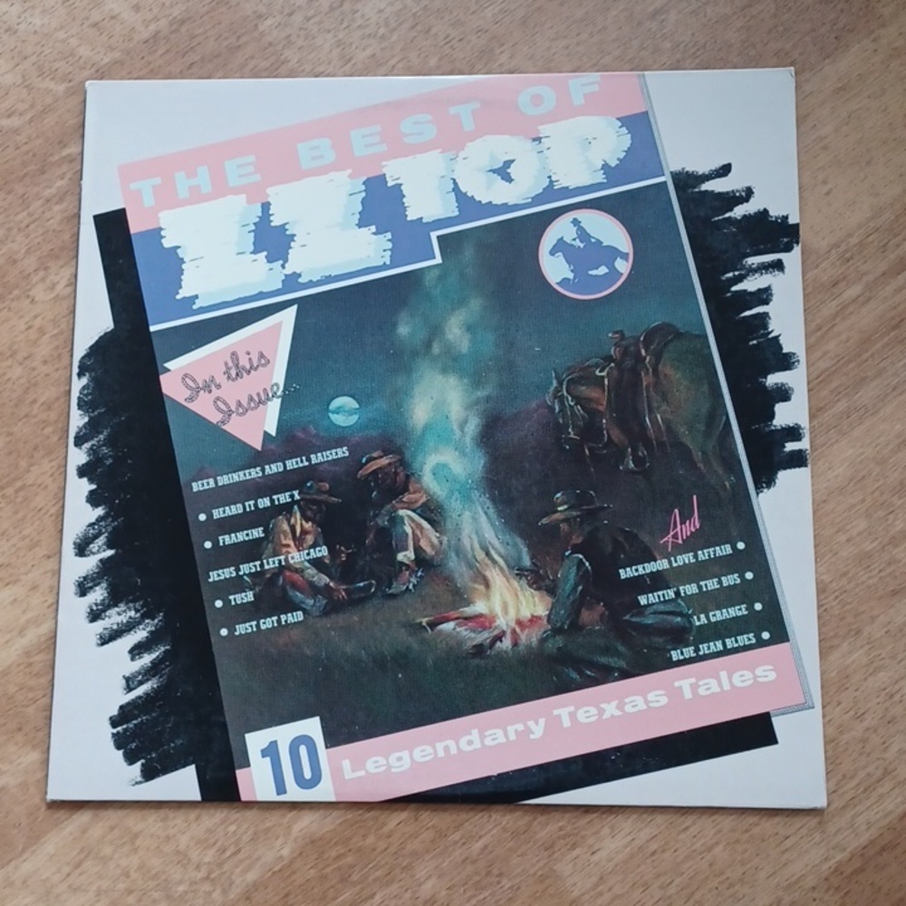 ZZ TOP record album the best of ZZ Top 10 Texas tells